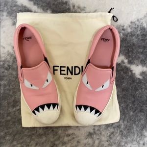 Fendi Monster Sneakers / Slip Ons